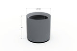 Aluminum Round Planter - Plantercraft