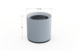 Aluminum Round Planter - Plantercraft