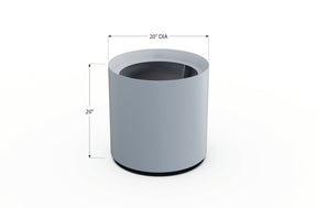 Aluminum Round Planter - Plantercraft