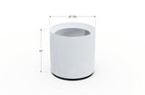 Aluminum Round Planter – 12" to 20" DIA