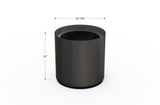 Aluminum Round Planter – 12" to 20" DIA