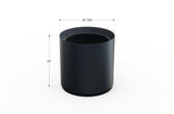Aluminum Round Planter – 12" to 20" DIA