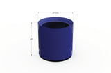 Aluminum Round Planter – 12" to 20" DIA