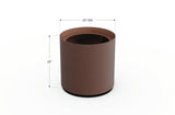 Aluminum Round Planter – 12" to 20" DIA