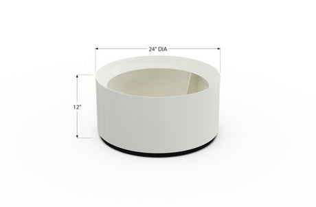 Aluminum Round Planter - Plantercraft