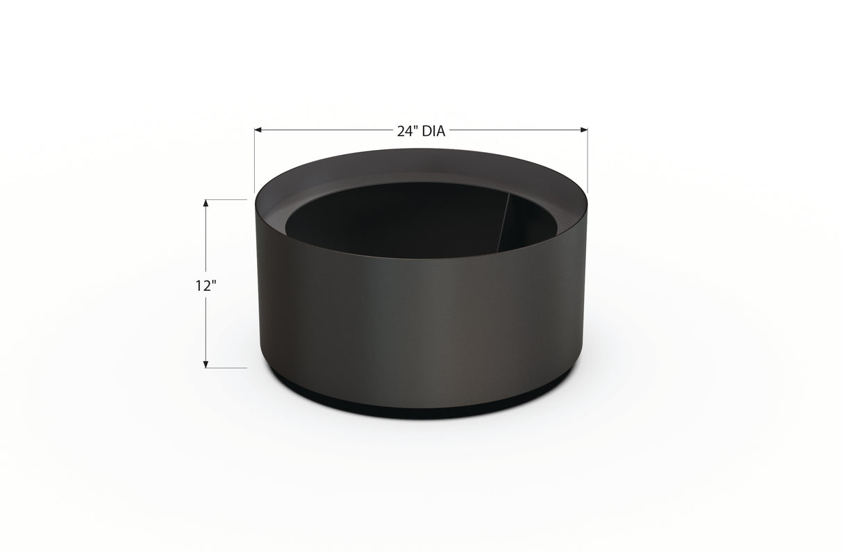 Aluminum Round Planter – 24" to 36" DIA