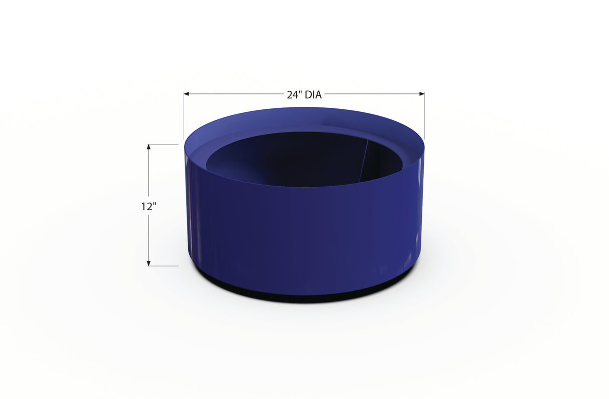 Aluminum Round Planter – 24" to 36" DIA
