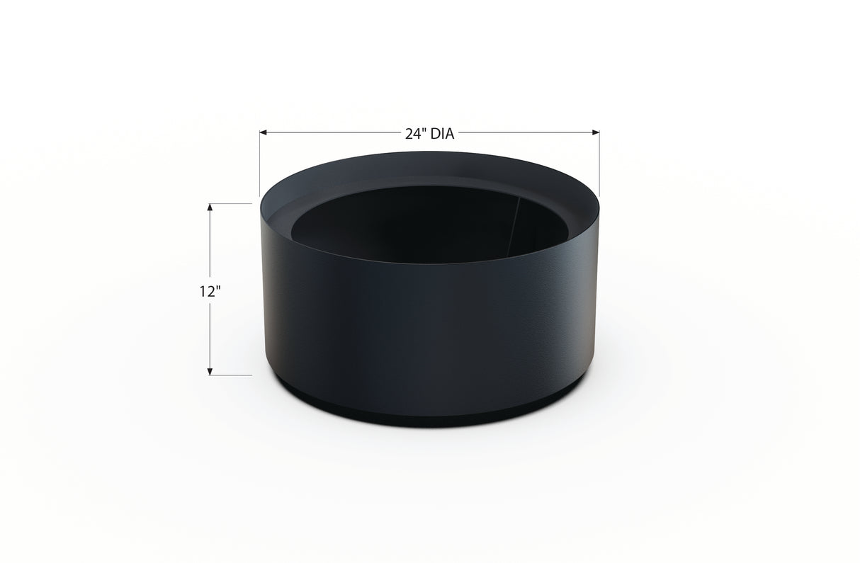 Aluminum Round Planter – 24" to 36" DIA