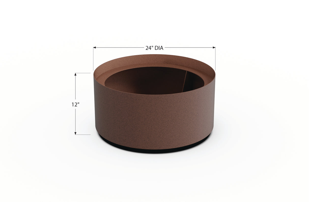 Aluminum Round Planter – 24" to 36" DIA