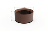 Aluminum Round Planter – 24" to 36" DIA