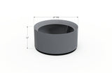 Aluminum Round Planter – 24" to 36" DIA