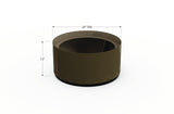 Aluminum Round Planter – 24" to 36" DIA