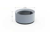 Aluminum Round Planter – 24" to 36" DIA