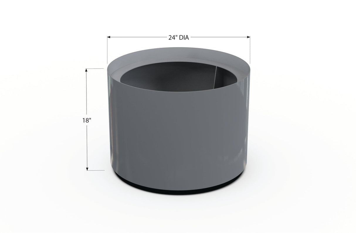 Aluminum Round Planter - Plantercraft