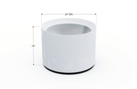 Aluminum Round Planter - Plantercraft