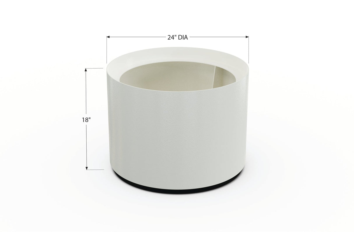 Aluminum Round Planter - Plantercraft