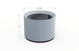 Aluminum Round Planter - Plantercraft