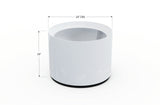 Aluminum Round Planter – 24" to 36" DIA