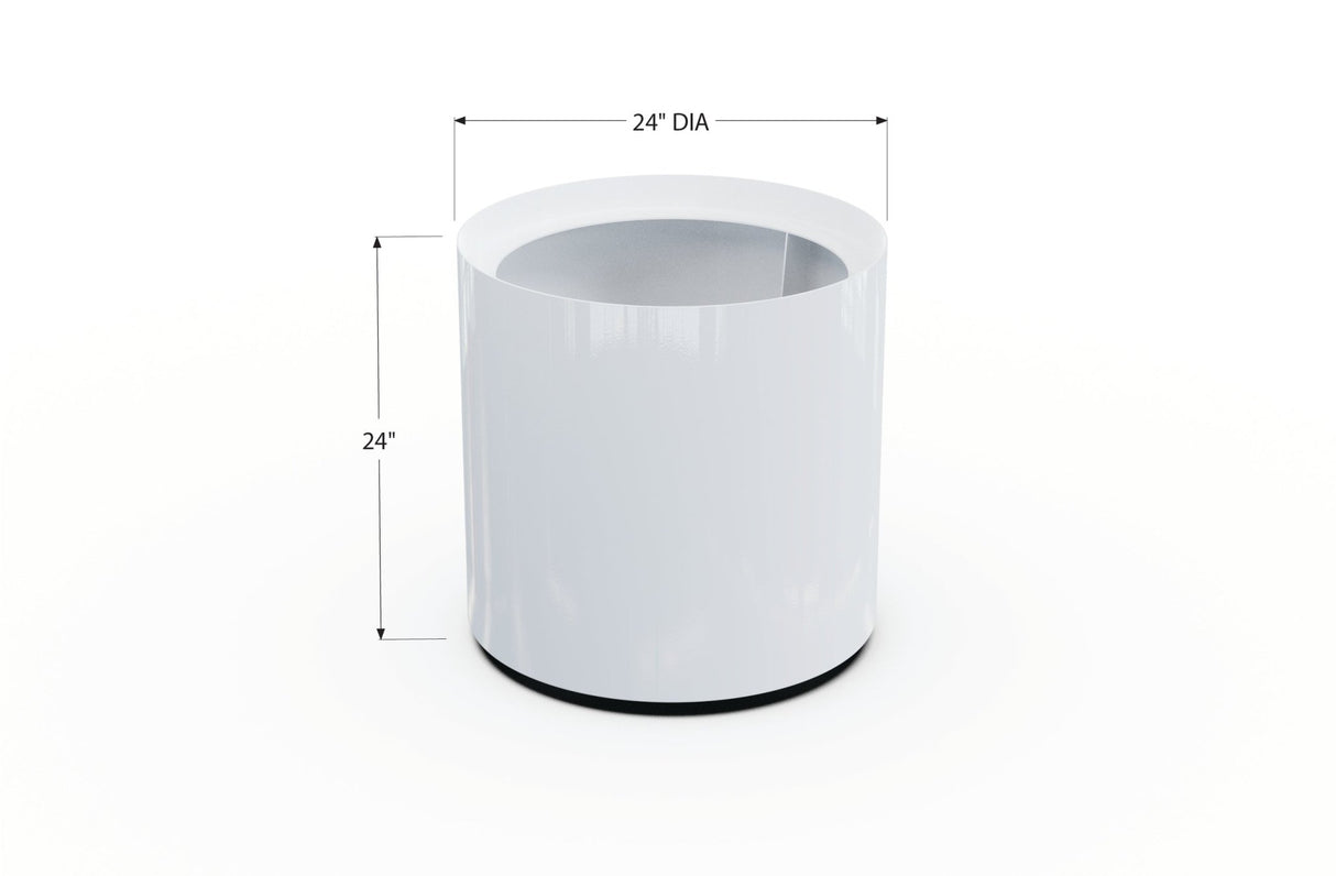 Aluminum Round Planter - Plantercraft