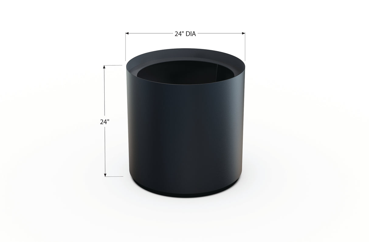 Aluminum Round Planter – 24" to 36" DIA