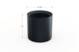 Aluminum Round Planter – 24" to 36" DIA