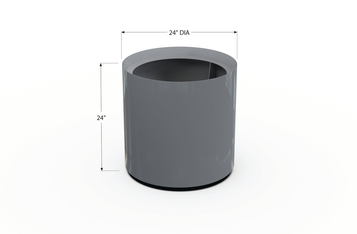 Aluminum Round Planter – 24" to 36" DIA