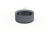 Aluminum Round Planter - Plantercraft