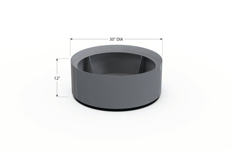 Aluminum Round Planter - Plantercraft