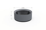 Aluminum Round Planter – 24" to 36" DIA