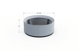 Aluminum Round Planter – 24" to 36" DIA