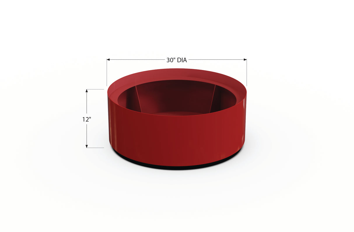 Aluminum Round Planter – 24" to 36" DIA