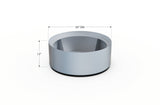 Aluminum Round Planter – 24" to 36" DIA