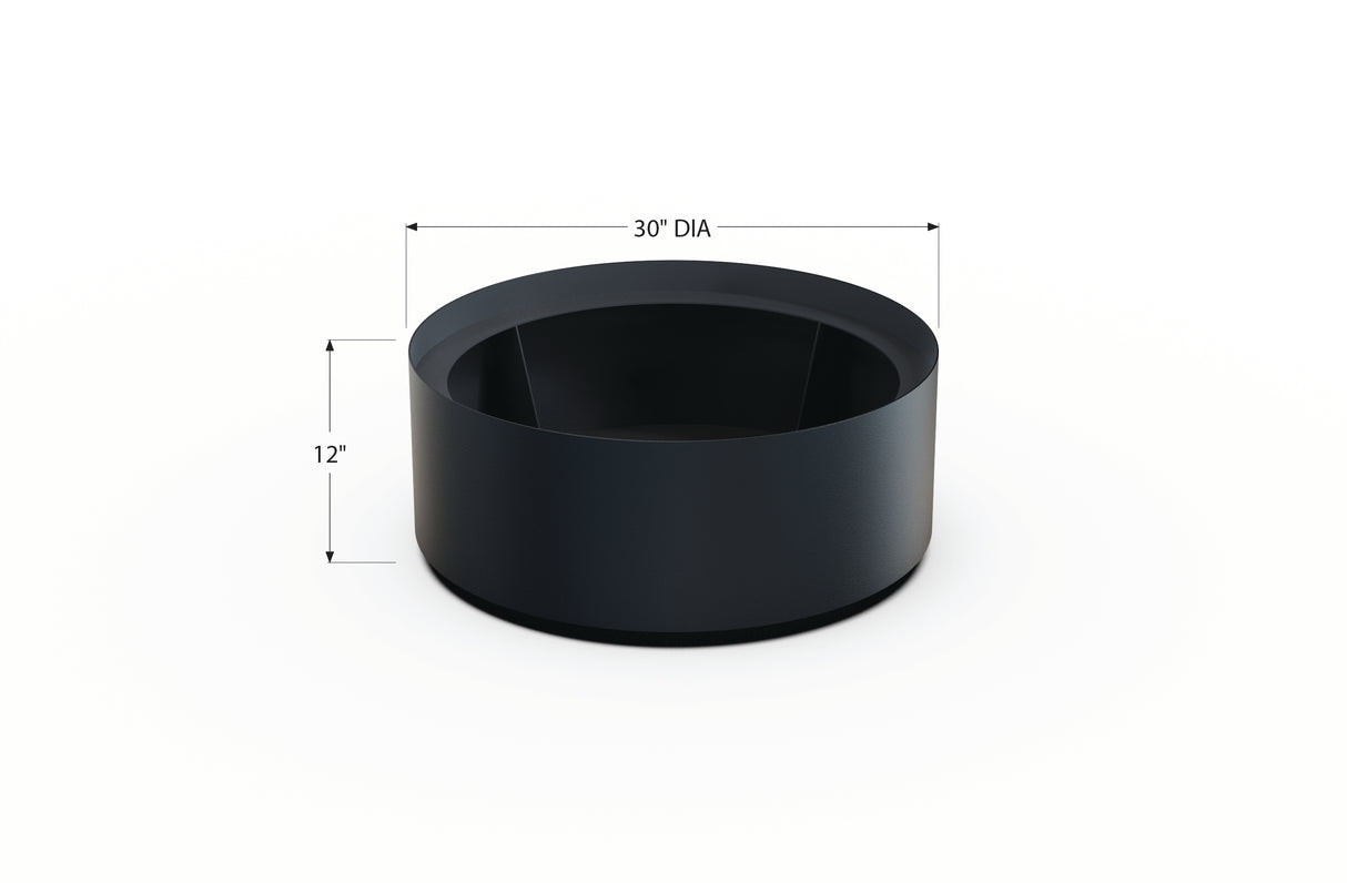 Aluminum Round Planter – 24" to 36" DIA