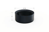 Aluminum Round Planter – 24" to 36" DIA