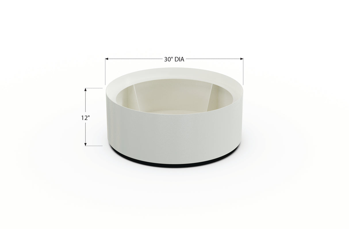 Aluminum Round Planter – 24" to 36" DIA