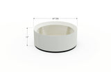 Aluminum Round Planter – 24" to 36" DIA