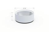Aluminum Round Planter – 24" to 36" DIA