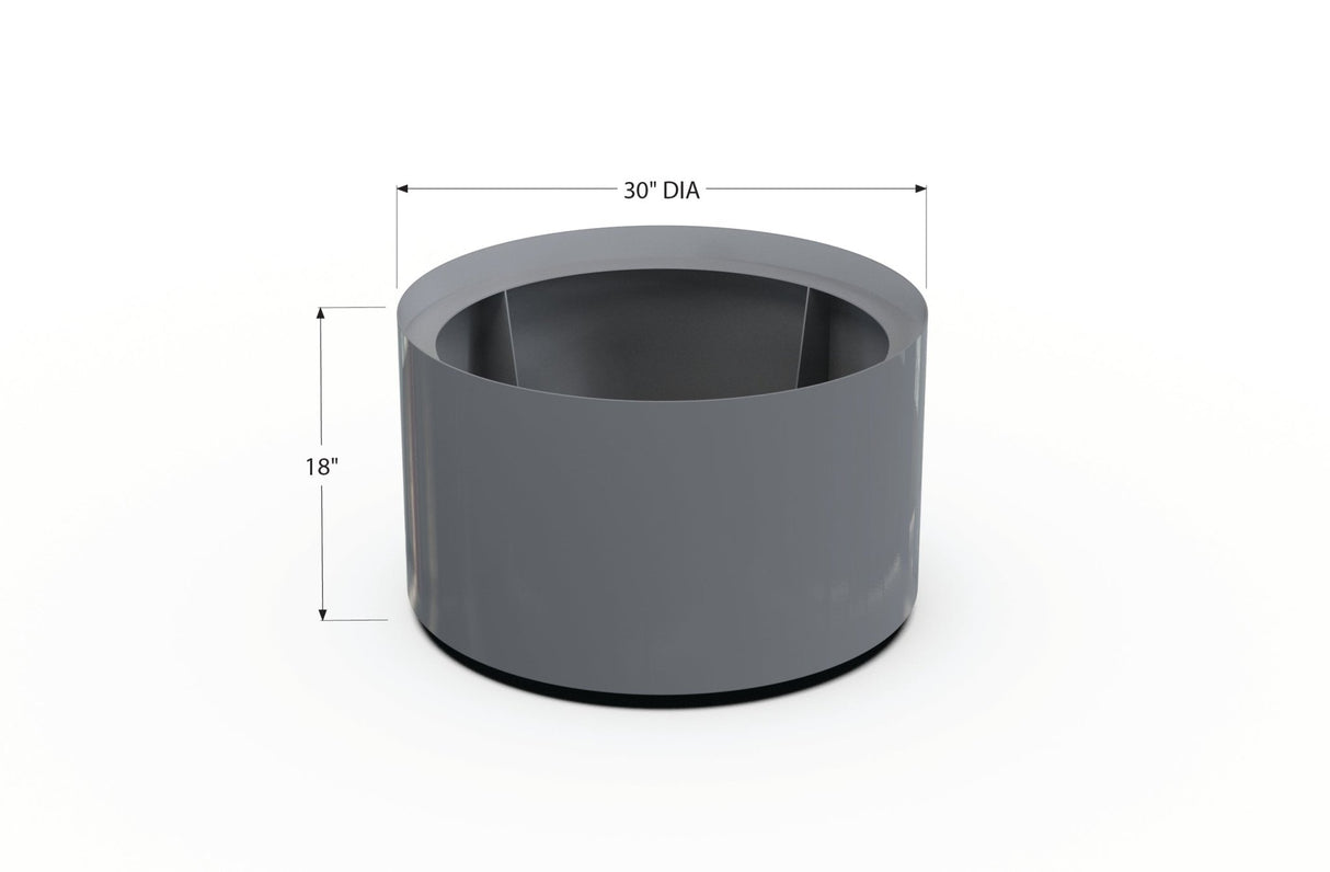 Aluminum Round Planter - Plantercraft