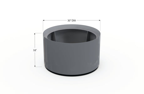 Aluminum Round Planter - Plantercraft