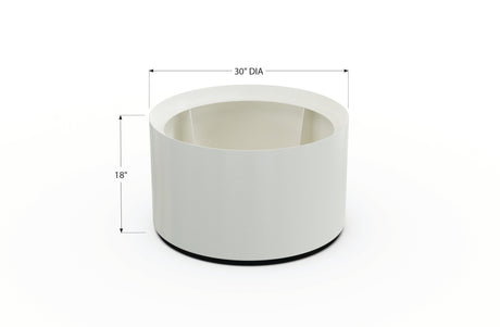 Aluminum Round Planter - Plantercraft