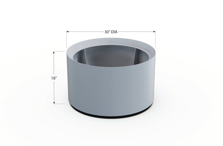 Aluminum Round Planter - Plantercraft