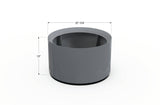 Aluminum Round Planter – 24" to 36" DIA