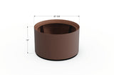 Aluminum Round Planter – 24" to 36" DIA