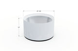 Aluminum Round Planter – 24" to 36" DIA