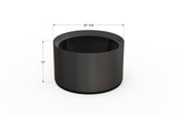 Aluminum Round Planter – 24" to 36" DIA