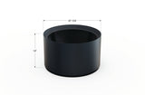 Aluminum Round Planter – 24" to 36" DIA