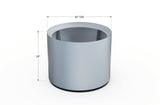 Aluminum Round Planter - Plantercraft
