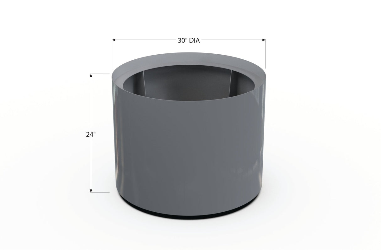 Aluminum Round Planter - Plantercraft
