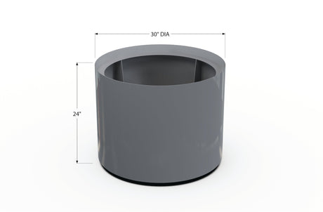 Aluminum Round Planter - Plantercraft