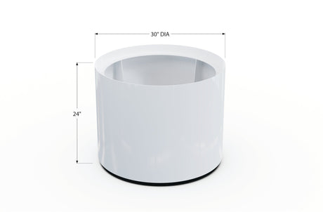 Aluminum Round Planter - Plantercraft